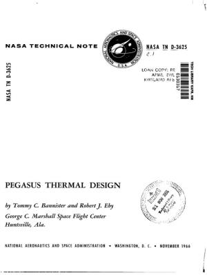 PEGASUS THERMAL DESIGN by Tommy C