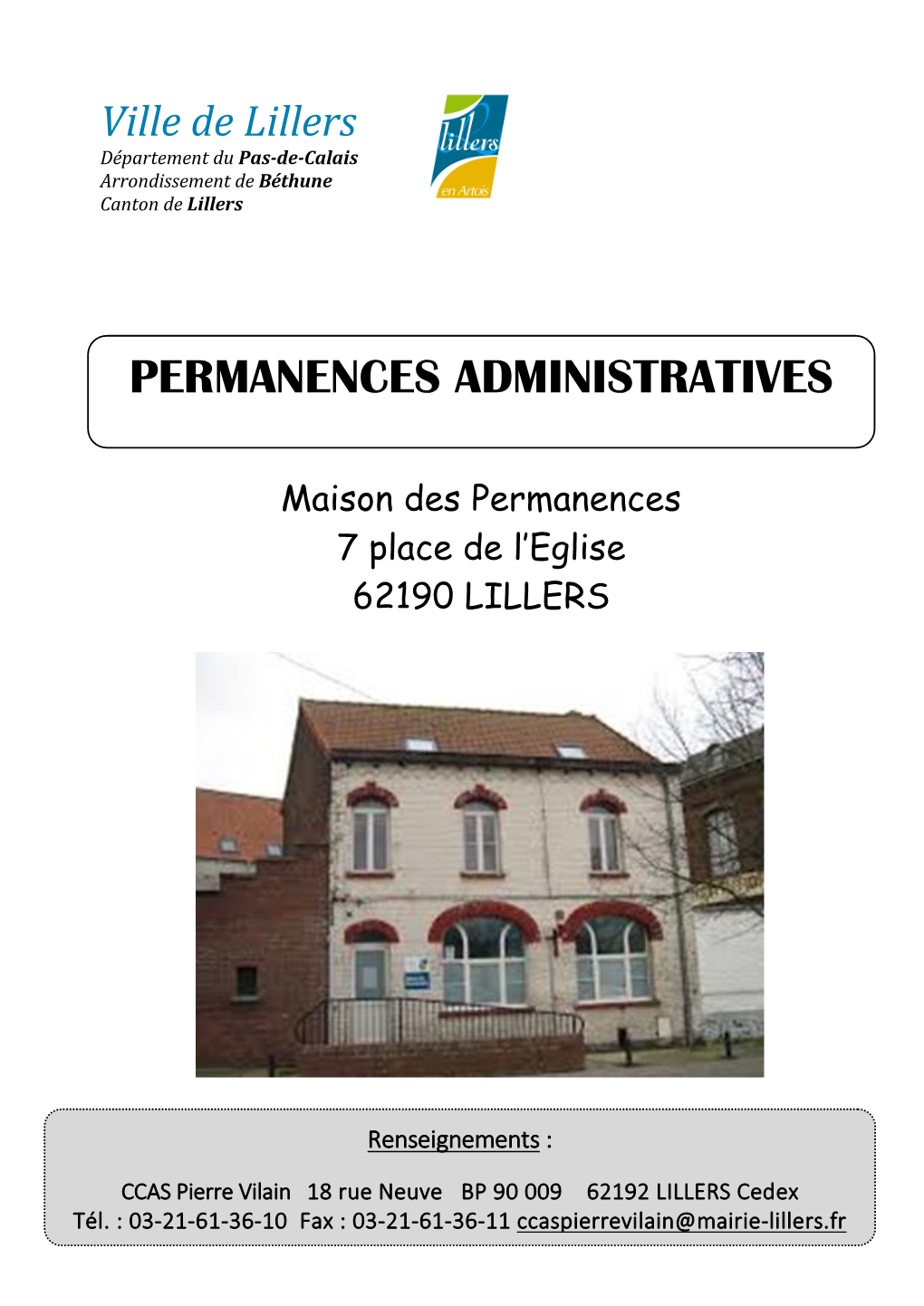 Permanences Administratives