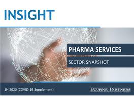 1H 2020 Pharma Services Sector Snapshot