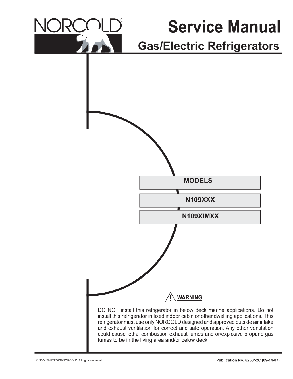 Service Manual Gas/Electric Refrigerators