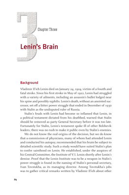 Lenin's Brain (Hoover Institution Press)