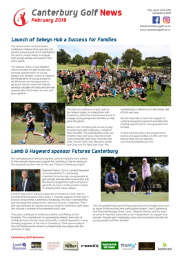 Canterbury Golf Newsletter February 2019 Compressed