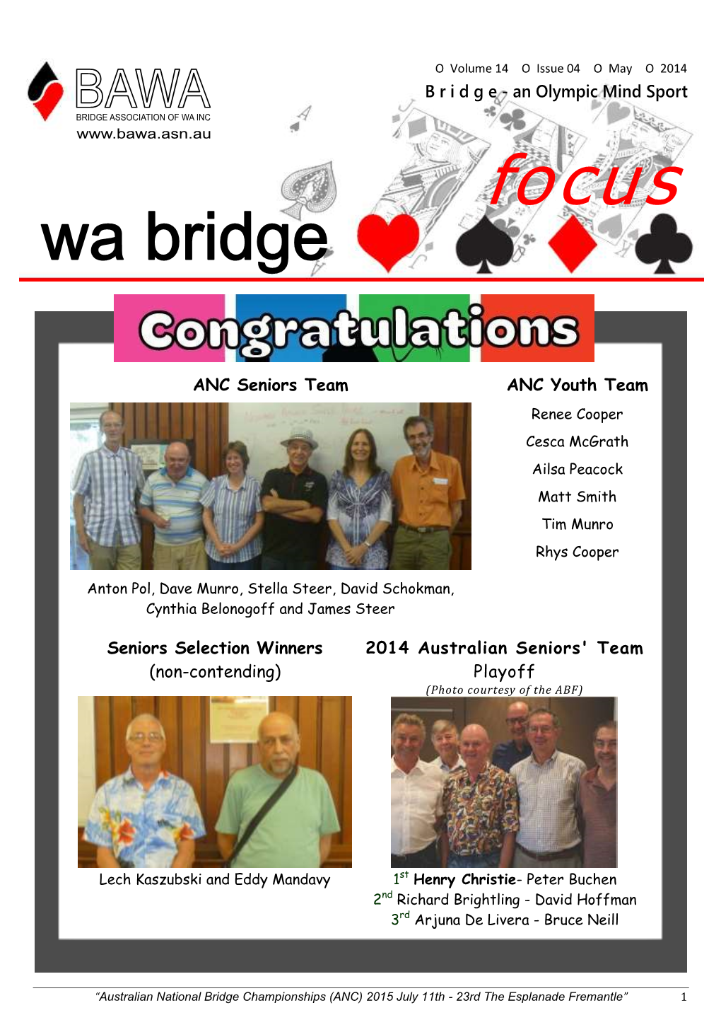 2014 Australian Seniors' Team Playoff