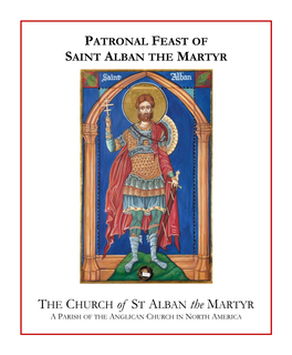 Patronal Feast of Saint Alban the Martyr