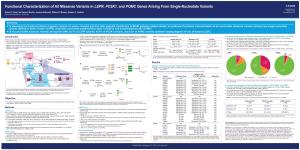 Functional Characterization of All Missense Variants in LEPR, PCSK1, and POMC Genes Arising from Single-Nucleotide Variants T-P-3078 Presenting Author: Bhavik P