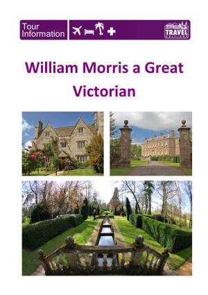 William Morris a Great Victorian