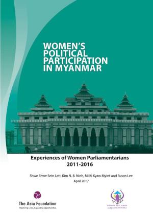 Women's Political Participation in Myanmar ...; PDF Copied from The