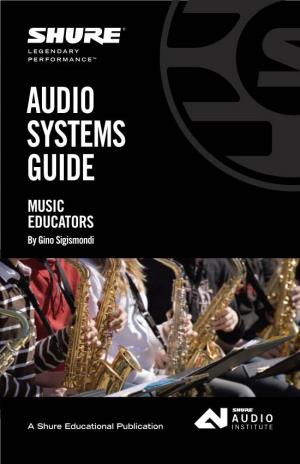 Audio Systems for Music Education