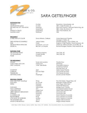 Sara Gettelfinger Agent Resume-1