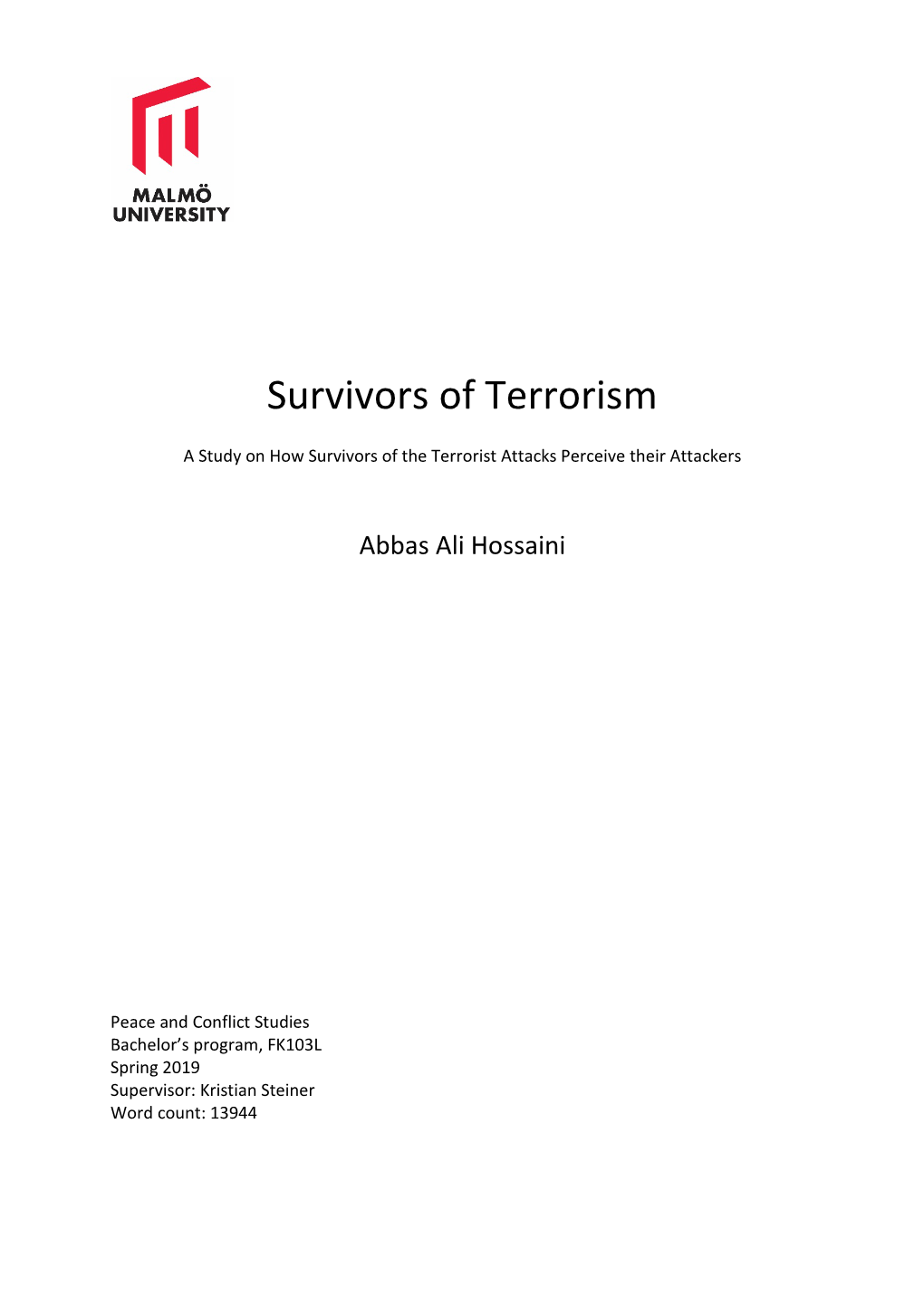 Survivors of Terrorism