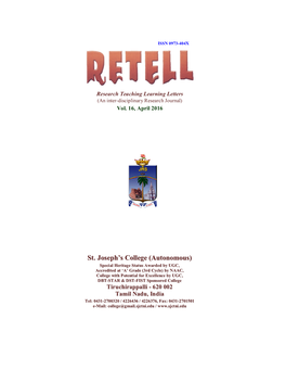 Retell 2016 April