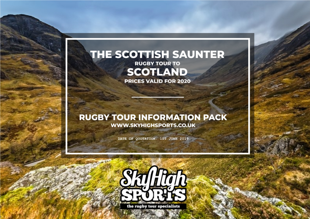 1 Sky High Sports | the Rugby Tour Specialists