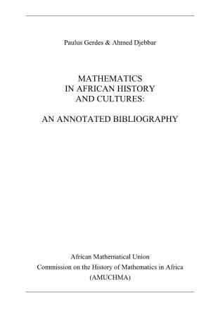 Mathematics in African History and Cultures