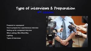 Type of Interviews & Preparation