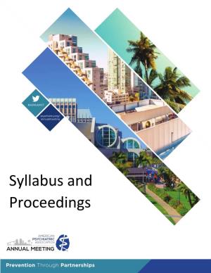 Syllabus and Proceedings Advances in Medicine Each Year in Medical Treatment and Lost Productivity