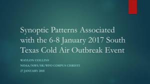 Cold Air Outbreak Event