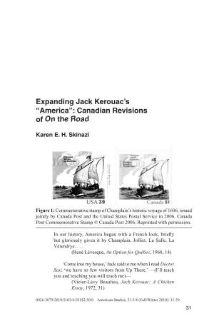 Expanding Jack Kerouac's “America”: Canadian