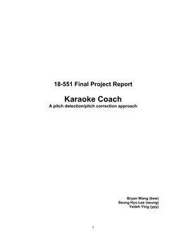 18-551 Final Project Report