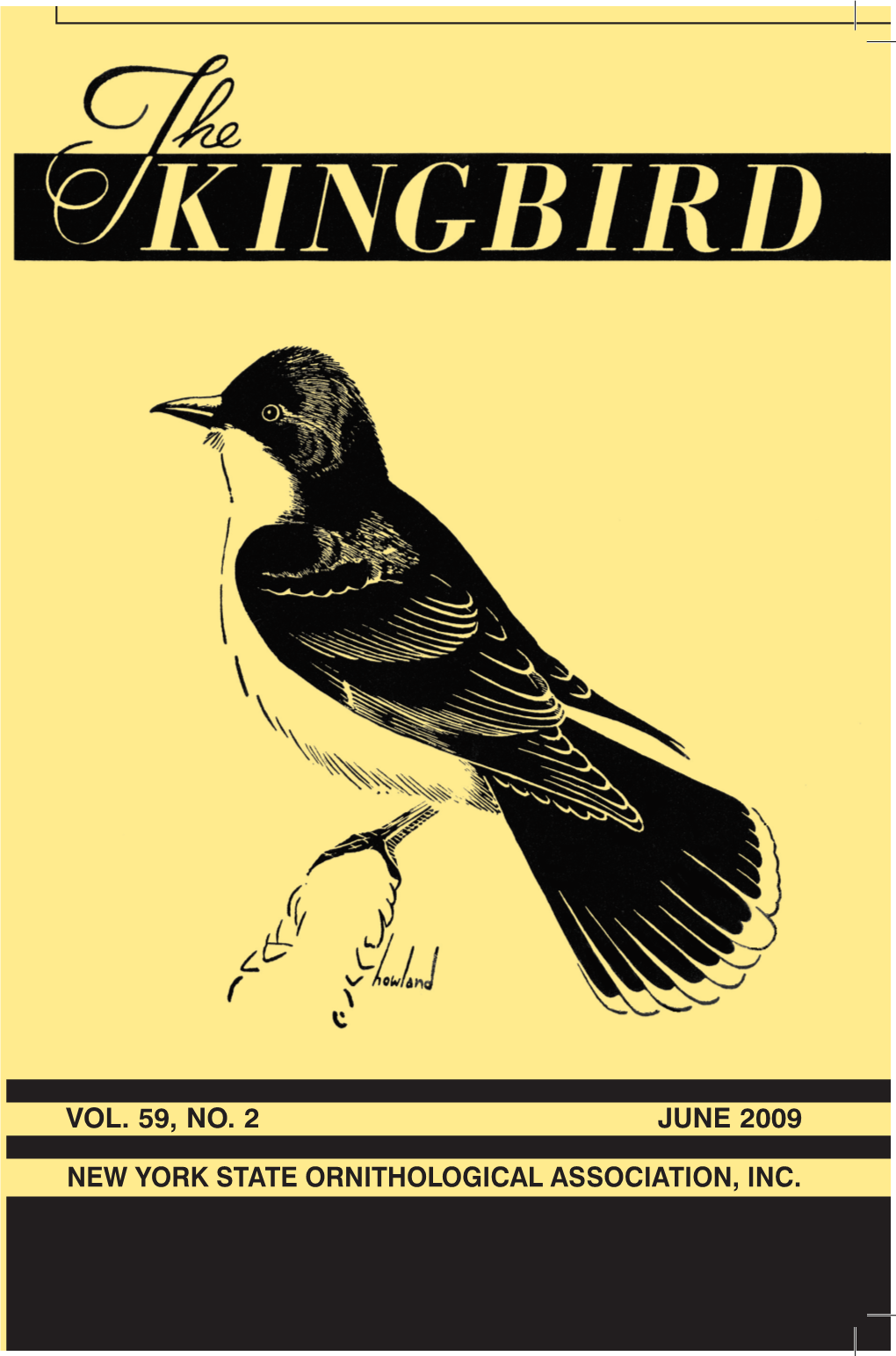 The Kingbird Vol. 59 No. 2