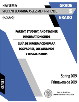 Grade Student Learning Assessment–Science 1185 (Njsla–S) Grado