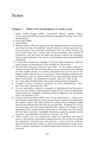 Chapter 1 What Civil Disobedience Is (And Is Not)