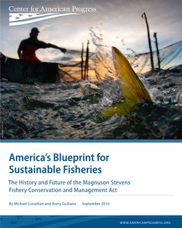 America's Blueprint for Sustainable Fisheries