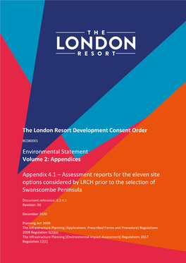 The London Resort Development Consent Order Environmental