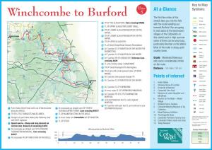 Winchcombe to Burford 54Km Contour Information B4058 South Cerney Kempsford B4014 TADDINGTON/SNOWSHILL