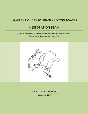 Charles County Municipal Stormwater Restoration Plan