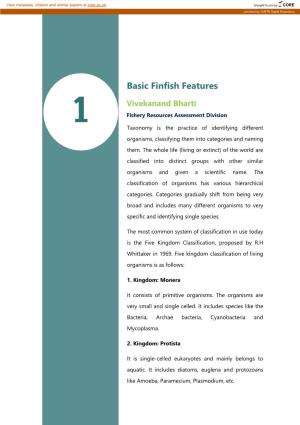 Basic Finfish Features