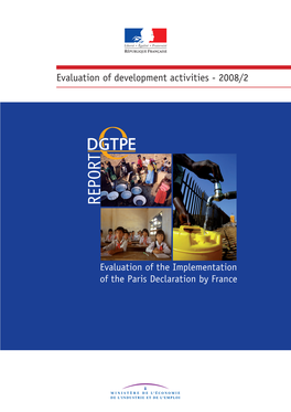 Evaluation of the Implementation of the Paris Declaration by France Un Autre Regard See Sur Les Politiques