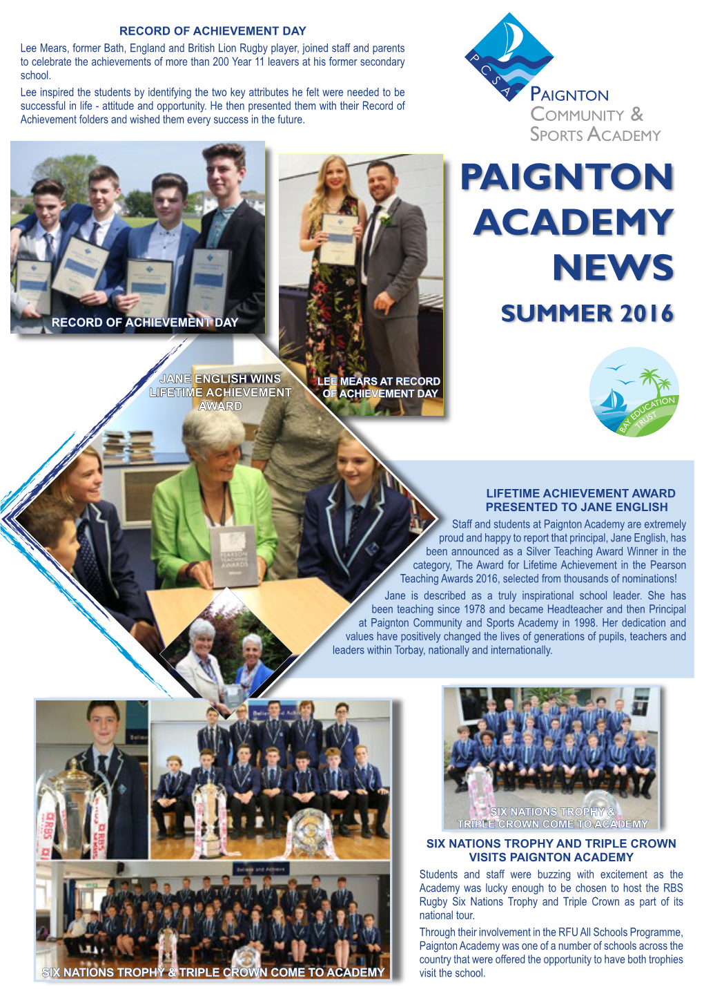 Paignton Academy News