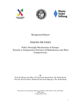 Police Oversight Mechanisms in Europe.Pdf