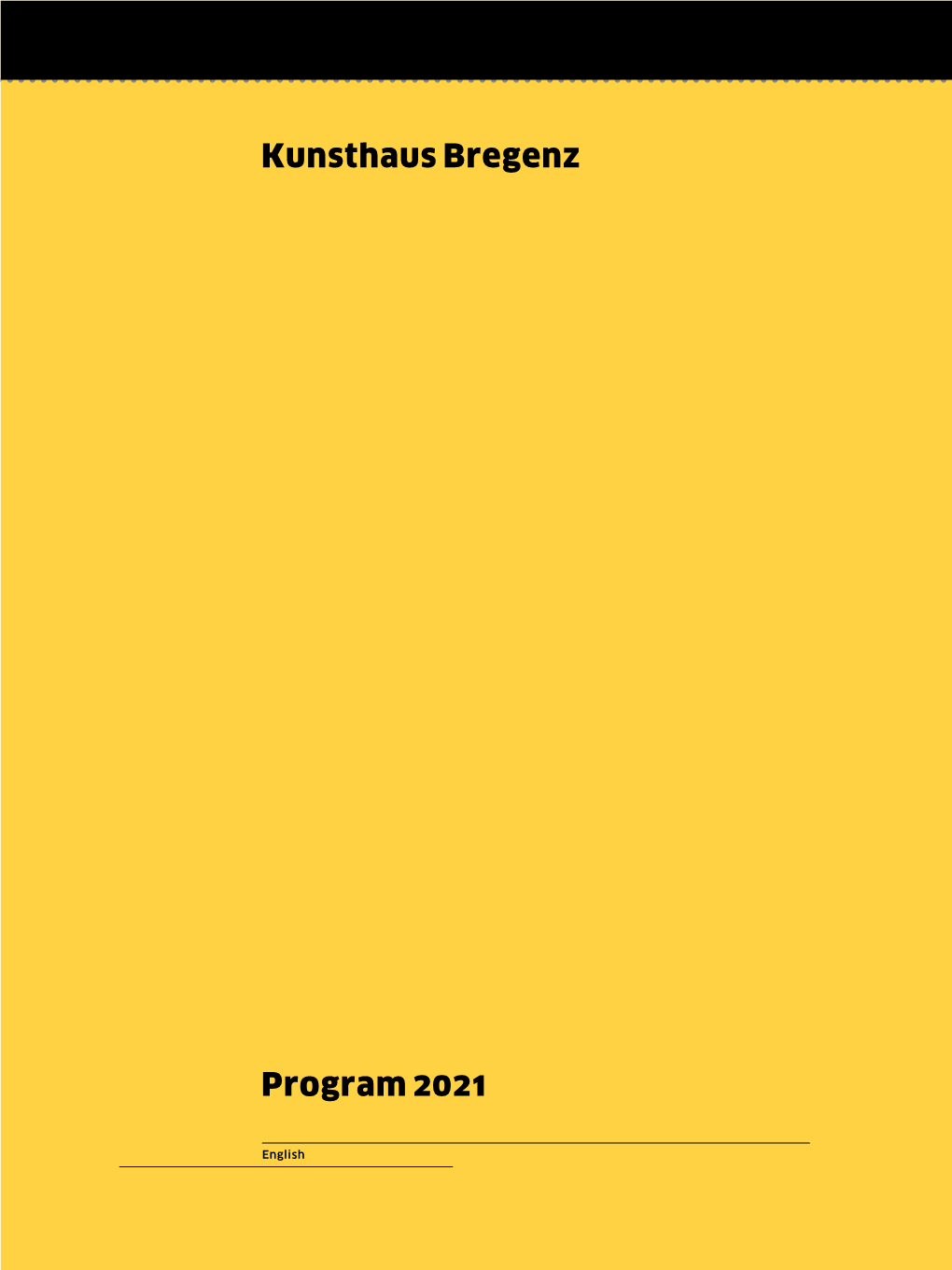 Program 2021 Kunsthaus Bregenz Reopened on June 5 with a Special Exhibition