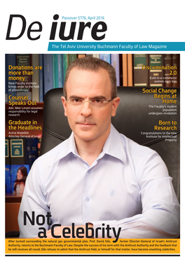 Tel Aviv University Buchmann Faculty of Law Magazine