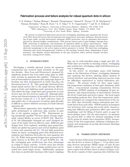 Arxiv:2004.05683V3 [Physics.App-Ph] 15 Sep 2020