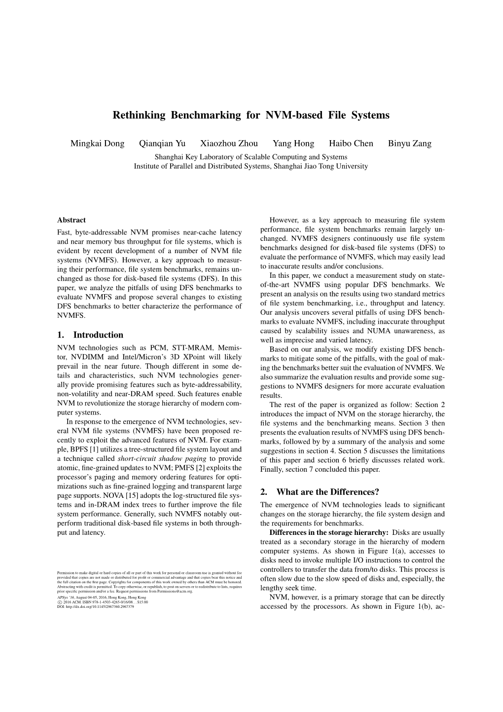 Rethinking Benchmarking for NVM-Based File Systems