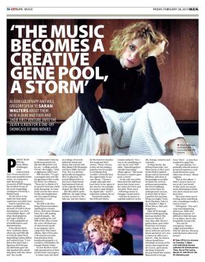 Alison Goldfrapp and Will Gregory Speak to Sarah