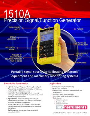 1510A Precision Signal/Function Generator
