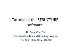 A Computer Software, STRUCTURE for Population Genetics Data Analysis