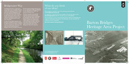 Barton Bridges Heritage Area Project