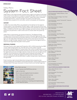 System Fact Sheet