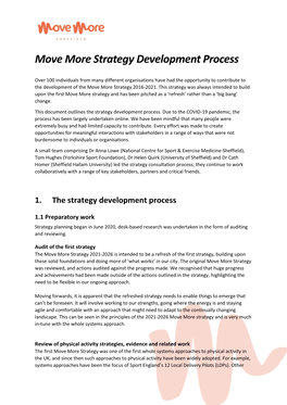 Strategy Development Process