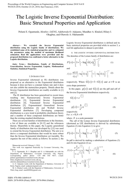 The Logistic Inverse Exponential Distribution: Basic Structural Properties and Application