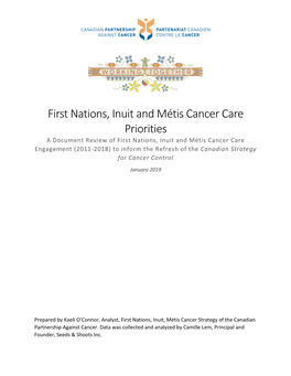 First Nations, Inuit and Métis Cancer Care Priorities: a Document Review