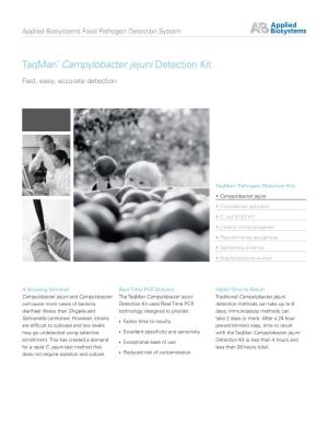 Taqman® Campylobacter Jejuni Detection