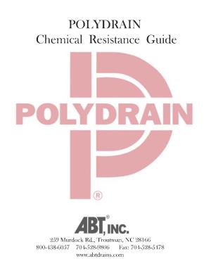 Download Polydrain Chemical Resistance Guide (PDF)