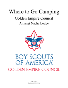Camping Book
