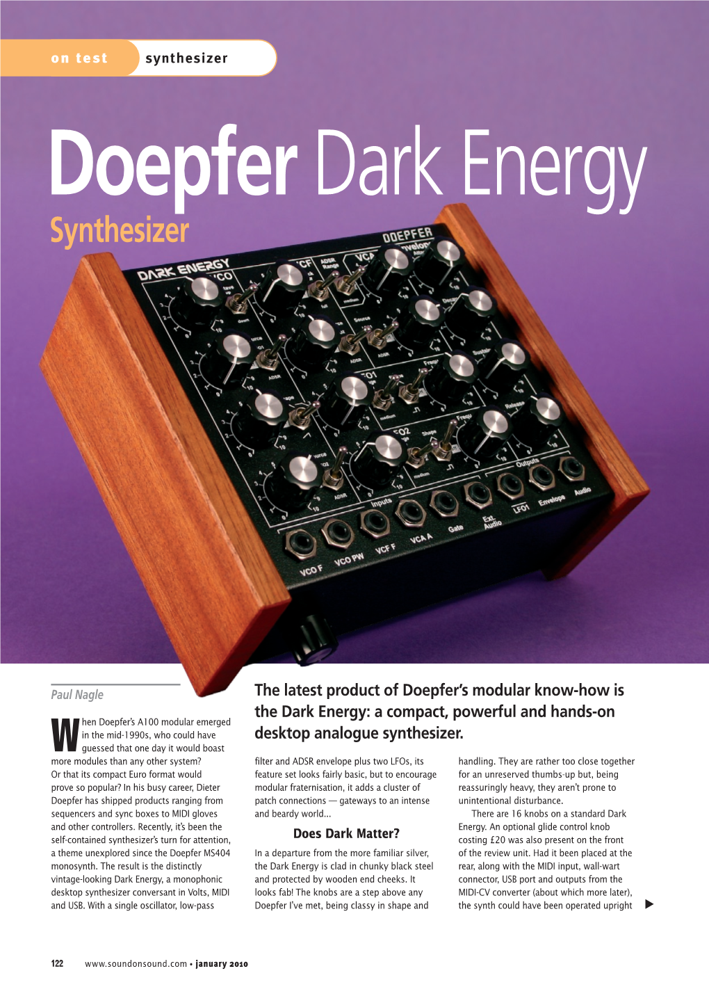 Doepfer Dark Energy 01.10 Layout.Indd