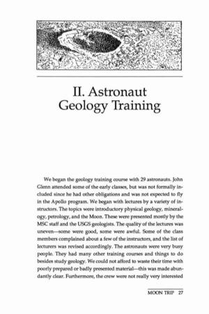 11.Astronaut Geology Training